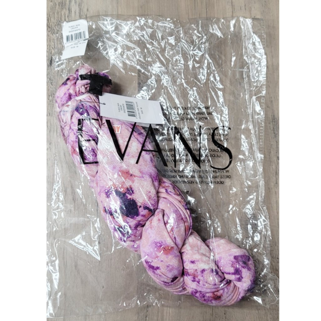 Nwt City Chic Evans Pink Tie Dye Hi Low Crinkle Crush Tunic Dress 18 — image 7 of 8